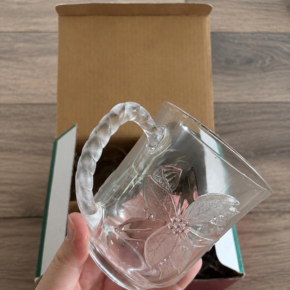 Vintage Crystal glass holiday